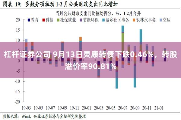 杠杆证券公司 9月13日灵康转债下跌0.46%，转股溢价率90.81%