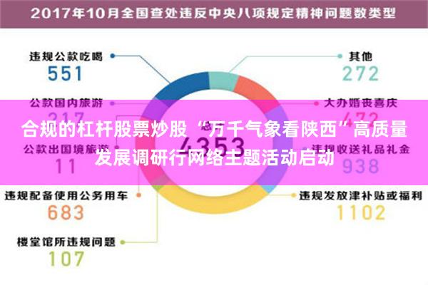 合规的杠杆股票炒股 “万千气象看陕西”高质量发展调研行网络主题活动启动