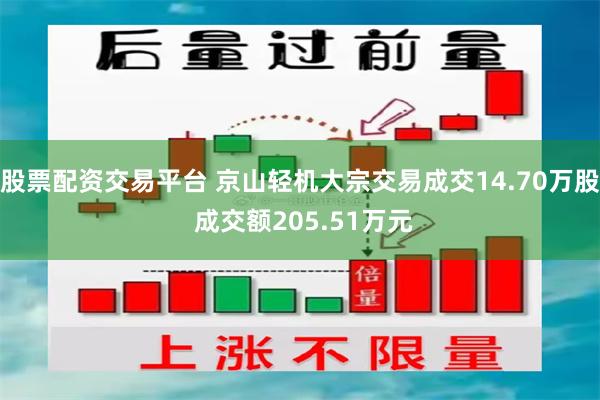 股票配资交易平台 京山轻机大宗交易成交14.70万股 成交额205.51万元