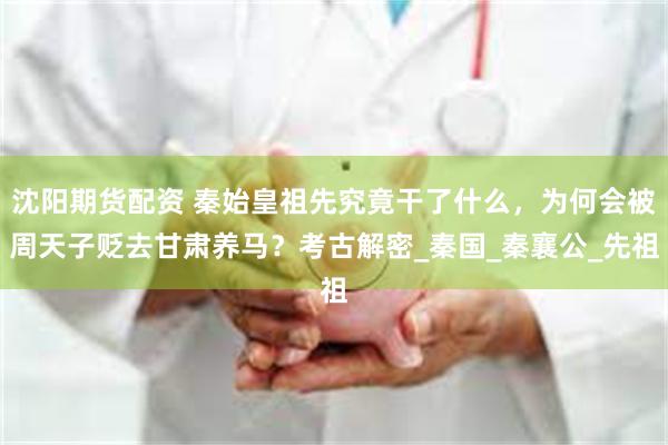沈阳期货配资 秦始皇祖先究竟干了什么，为何会被周天子贬去甘肃养马？考古解密_秦国_秦襄公_先祖